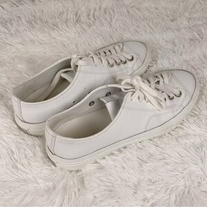 Givenchy mens size 39 white leather city Sneakers lace up